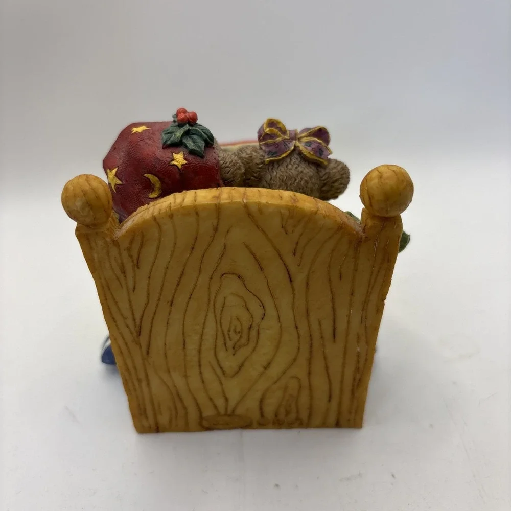 Vtg Youngs 1998 'Twas‎ The Night Before Christmas Resin Bear Collectible Decor